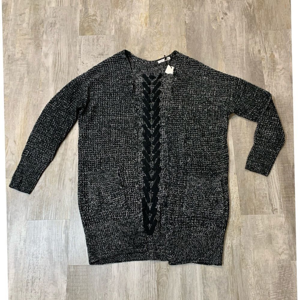 NWT DEX Open cardigan w/pocket lace… - Picture 7 of 15